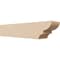 Ekena Millwork 4in. W x 4in. H x 20in. L Ridgewood Woodgrain TimberThane Rafter Tail, Primed Tan RFTUR04X04X20RIDRCPR - alternate 1